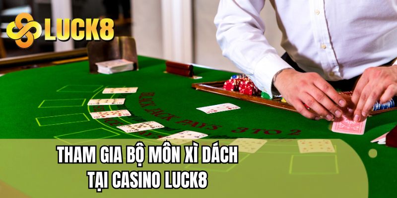 Tham gia bộ môn xì dách tại casino LUCK8